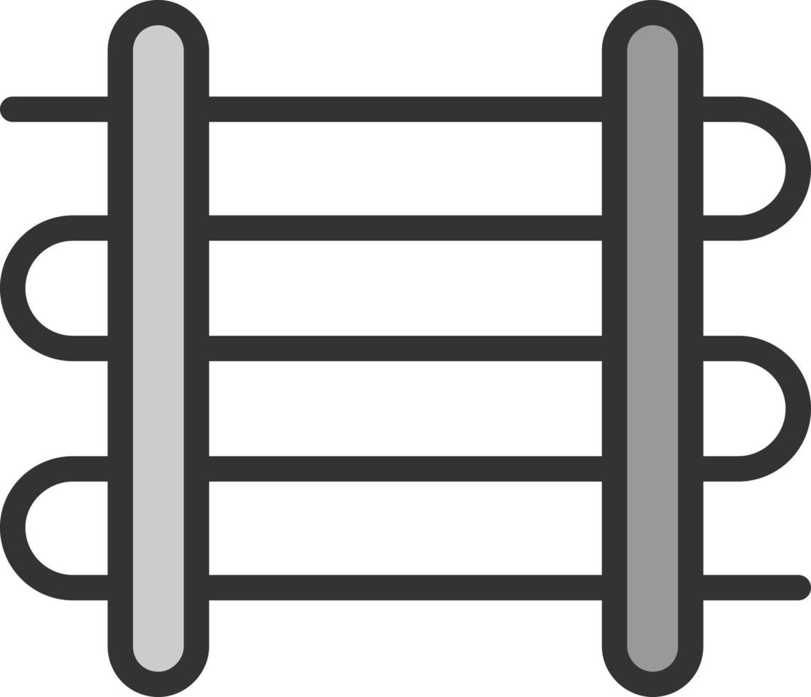 Towel Rail Vector Icon Design