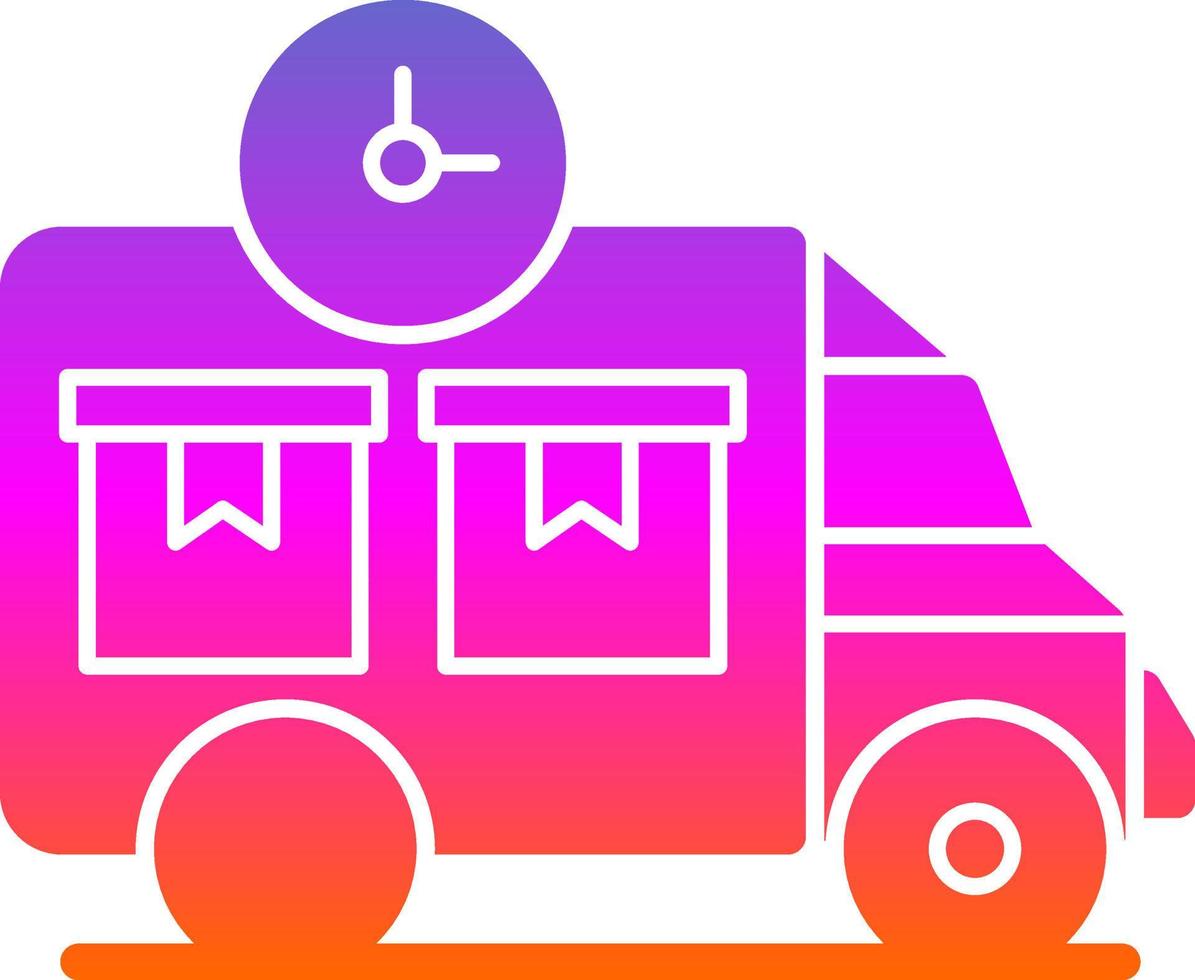 Delivery Time Vector Icon Design