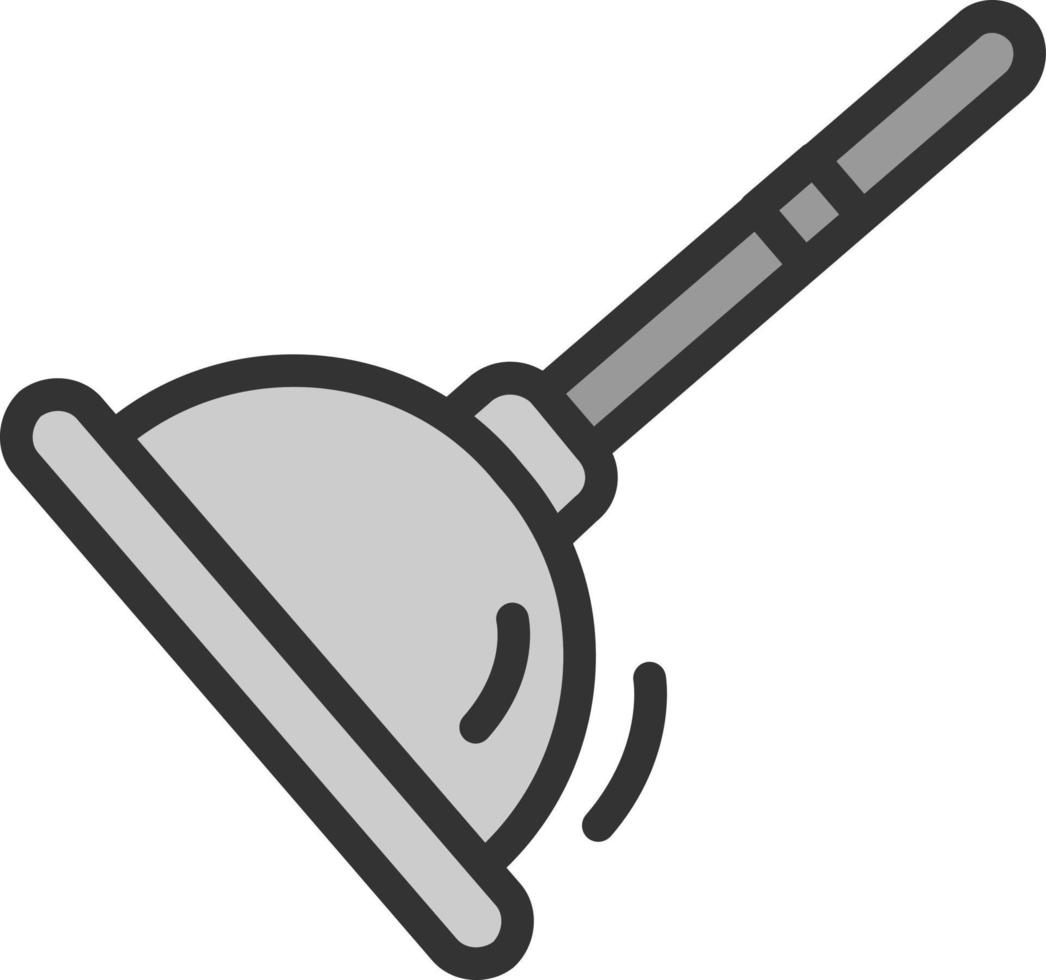Plunger Vector Icon Design