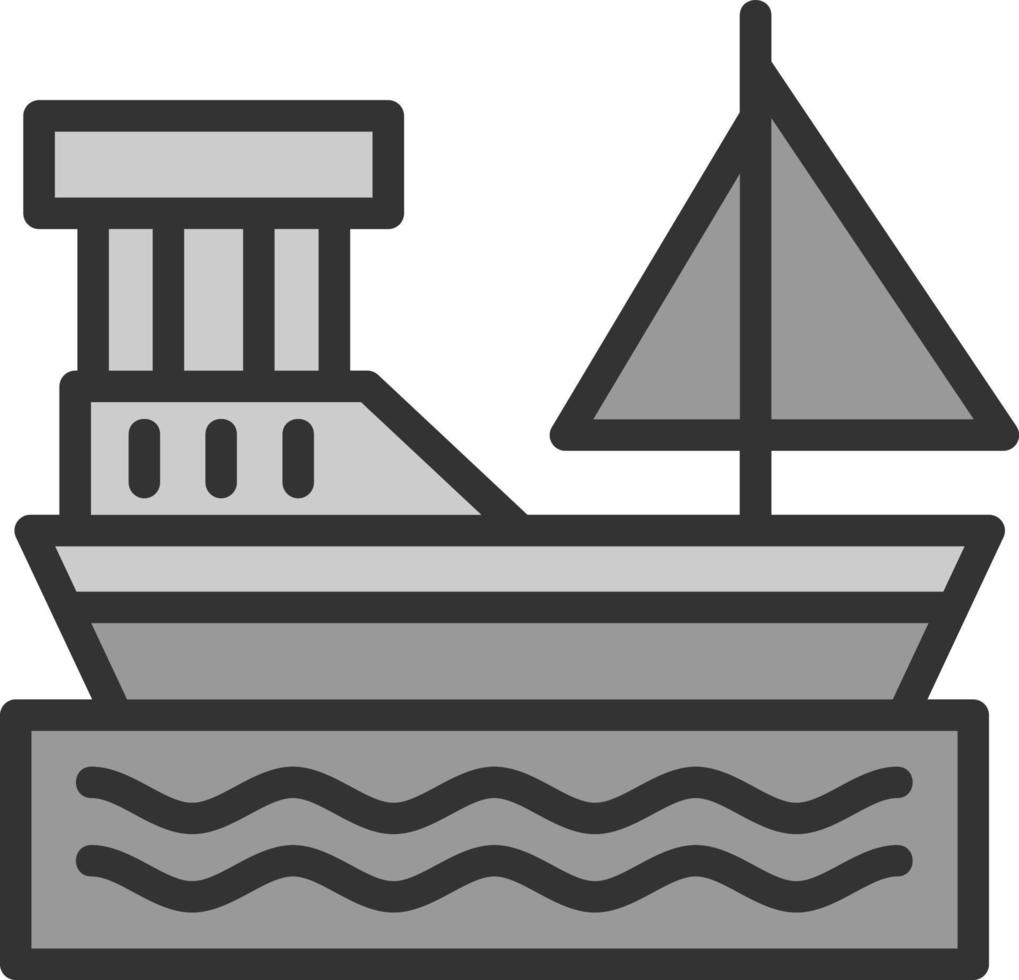 diseño de icono de vector de barco