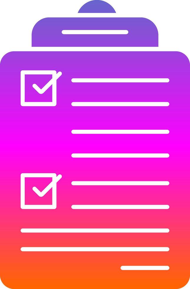 Checklist Vector Icon Design