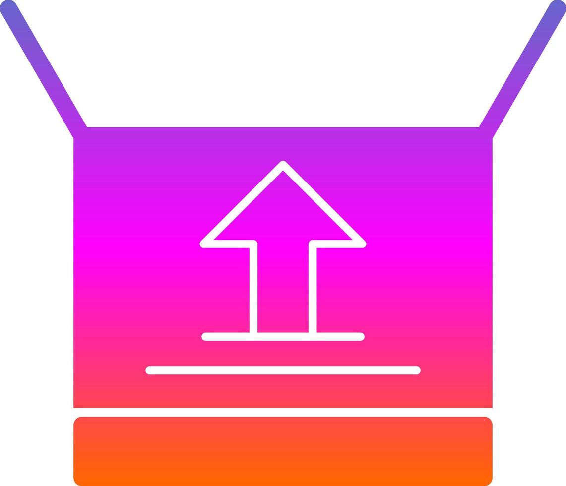 Open Box Vector Icon Design