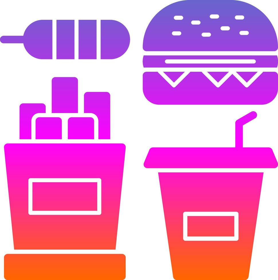 Fastfood Vector Icon Design