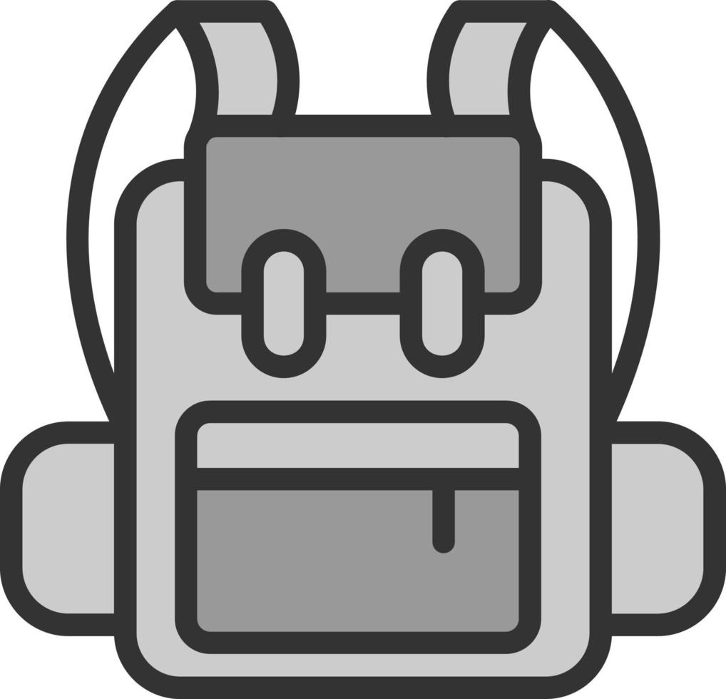 Backpack Vector Icon Design