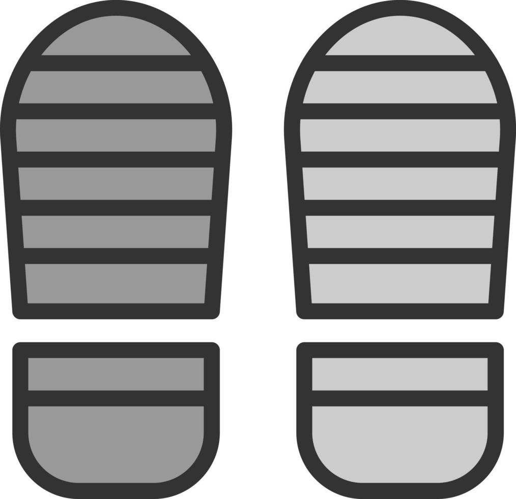 Footsteps Vector Icon Design