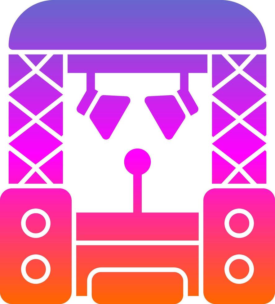 Stage Vector Icon Design