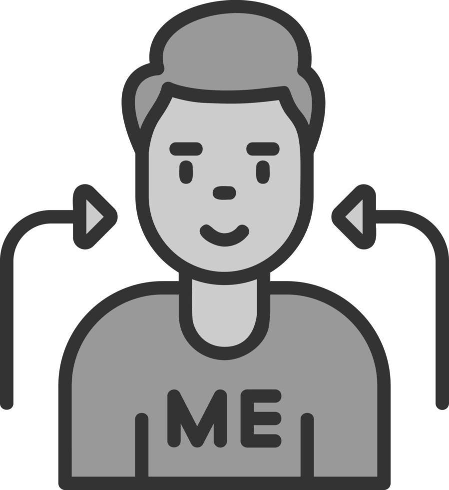 Myself Vector Icon Design