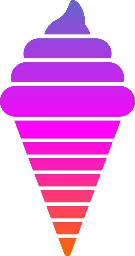 Ice Cream Vector Icon Design