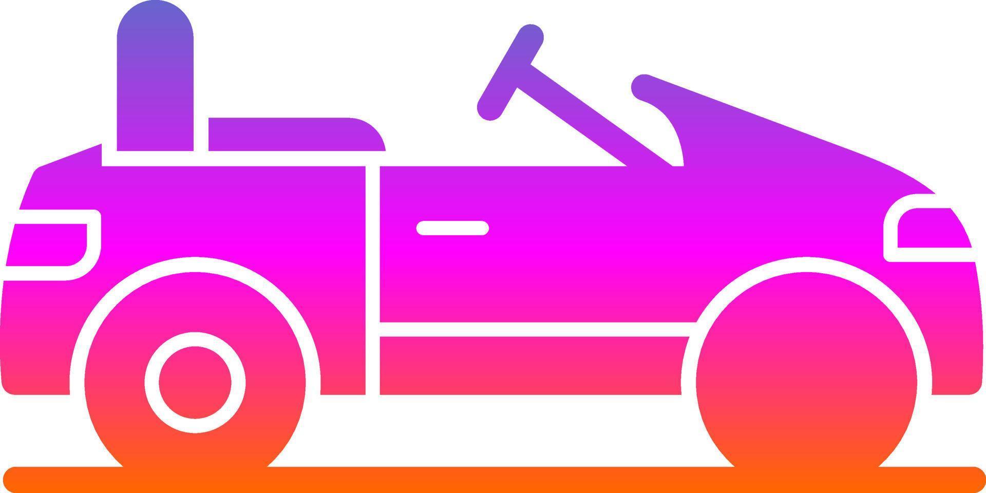 Kiddie Ride Vector Icon Design