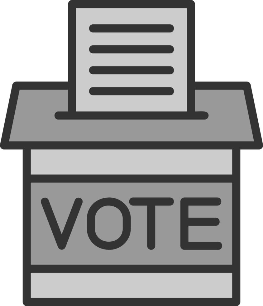 diseño de icono de vector de voto