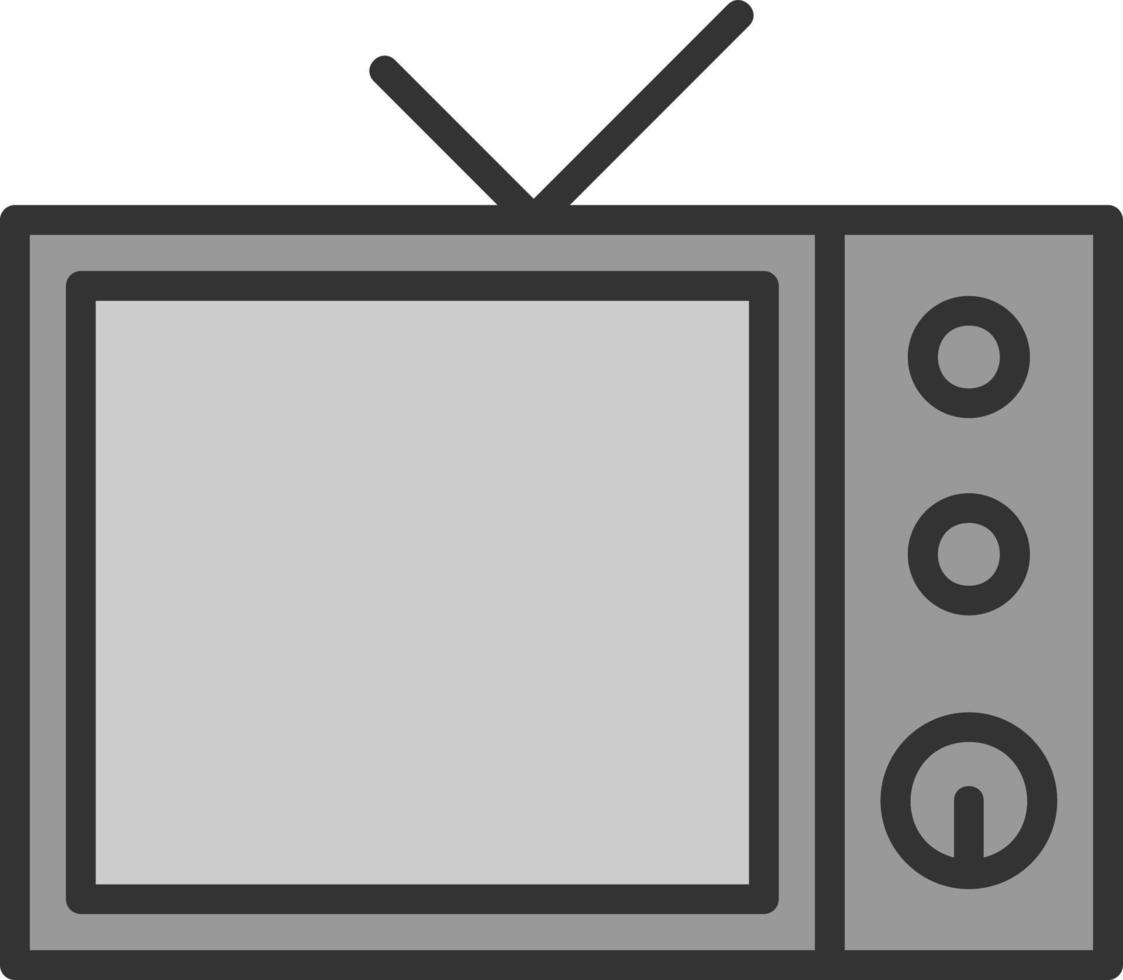 diseño de icono de vector de televisión