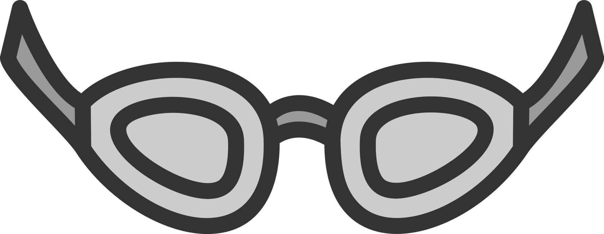 Swimming Glasses Vector Icon Design