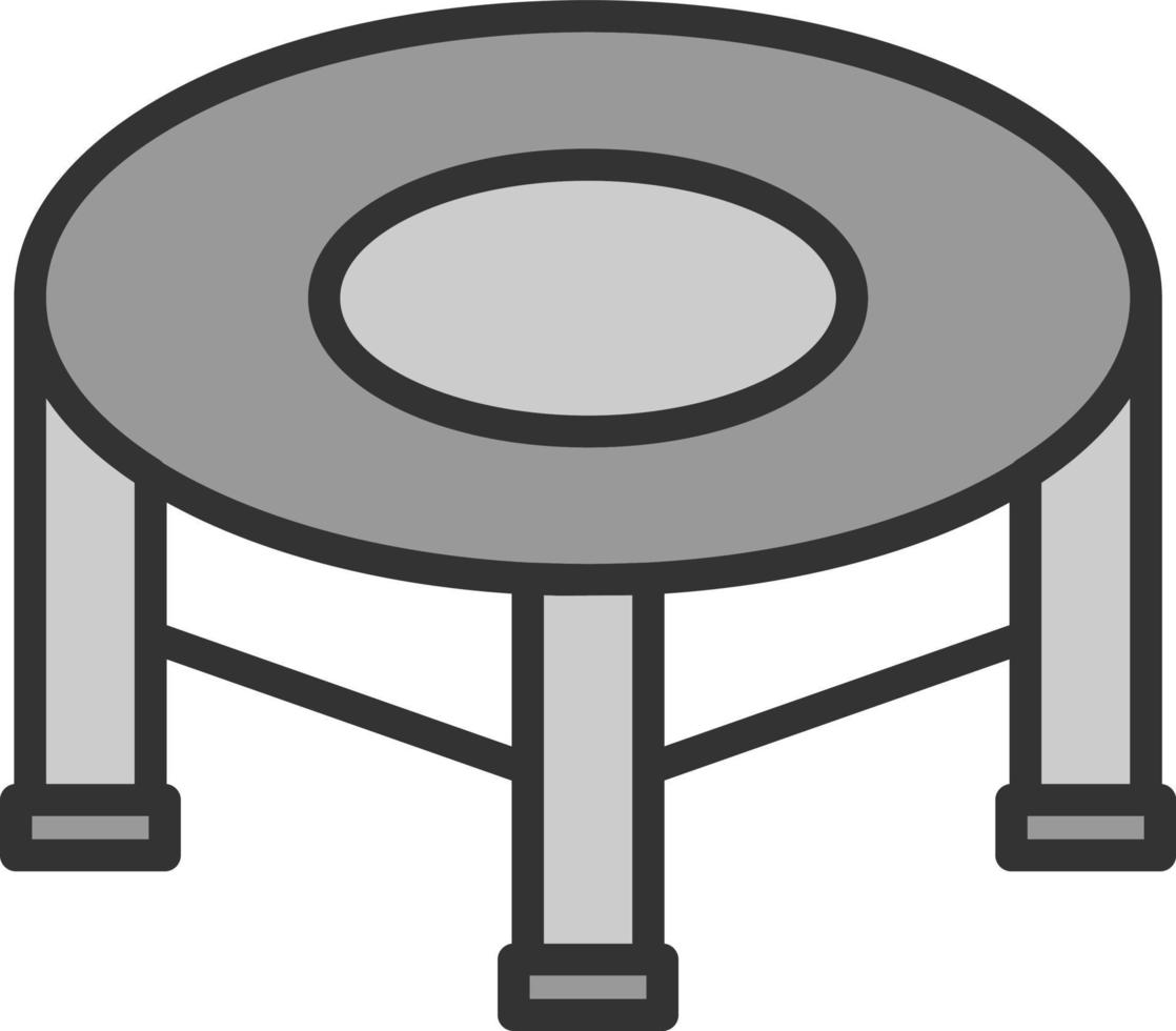 Trampoline Vector Icon Design