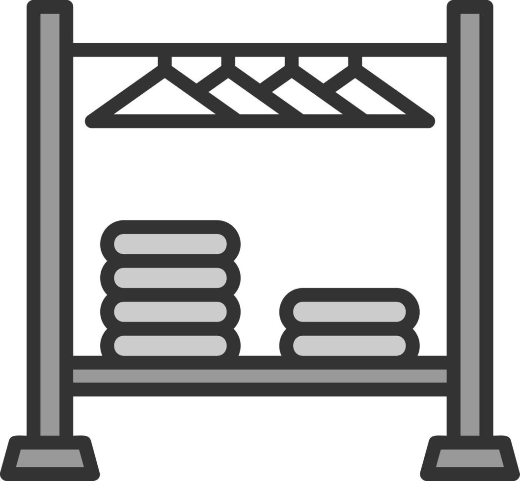 Clothing Rack Vector Icon Design