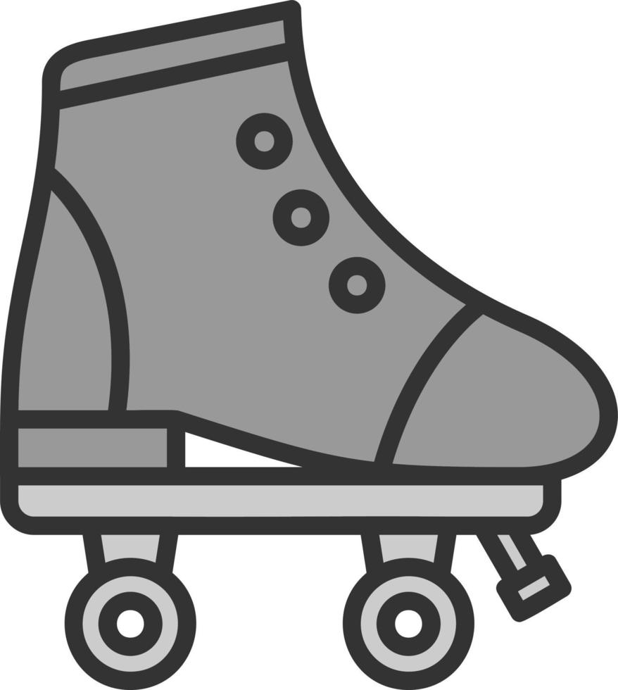 Roller Skate Vector Icon Design