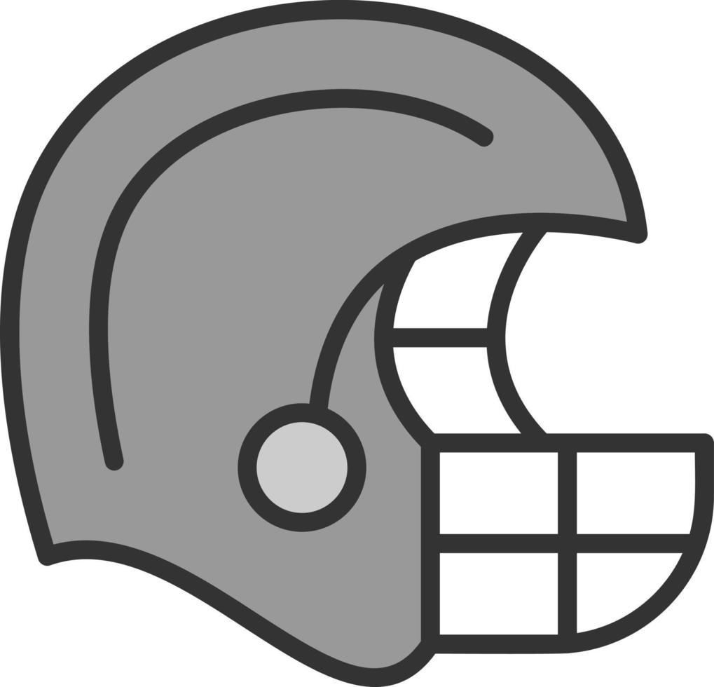 diseño de icono de vector de casco