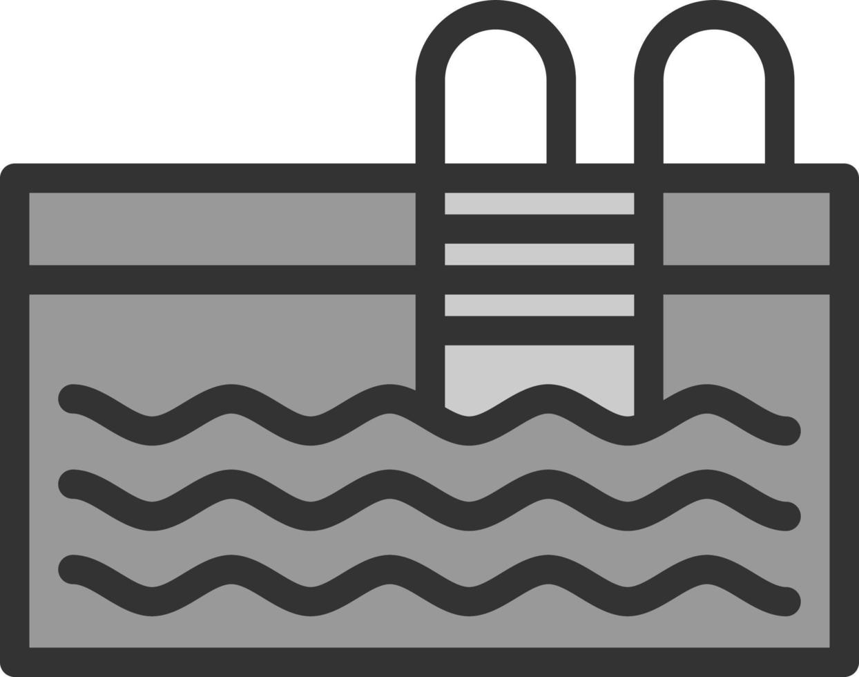 Swimming Pool Vector Icon Design