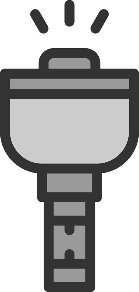 Torch Vector Icon Design