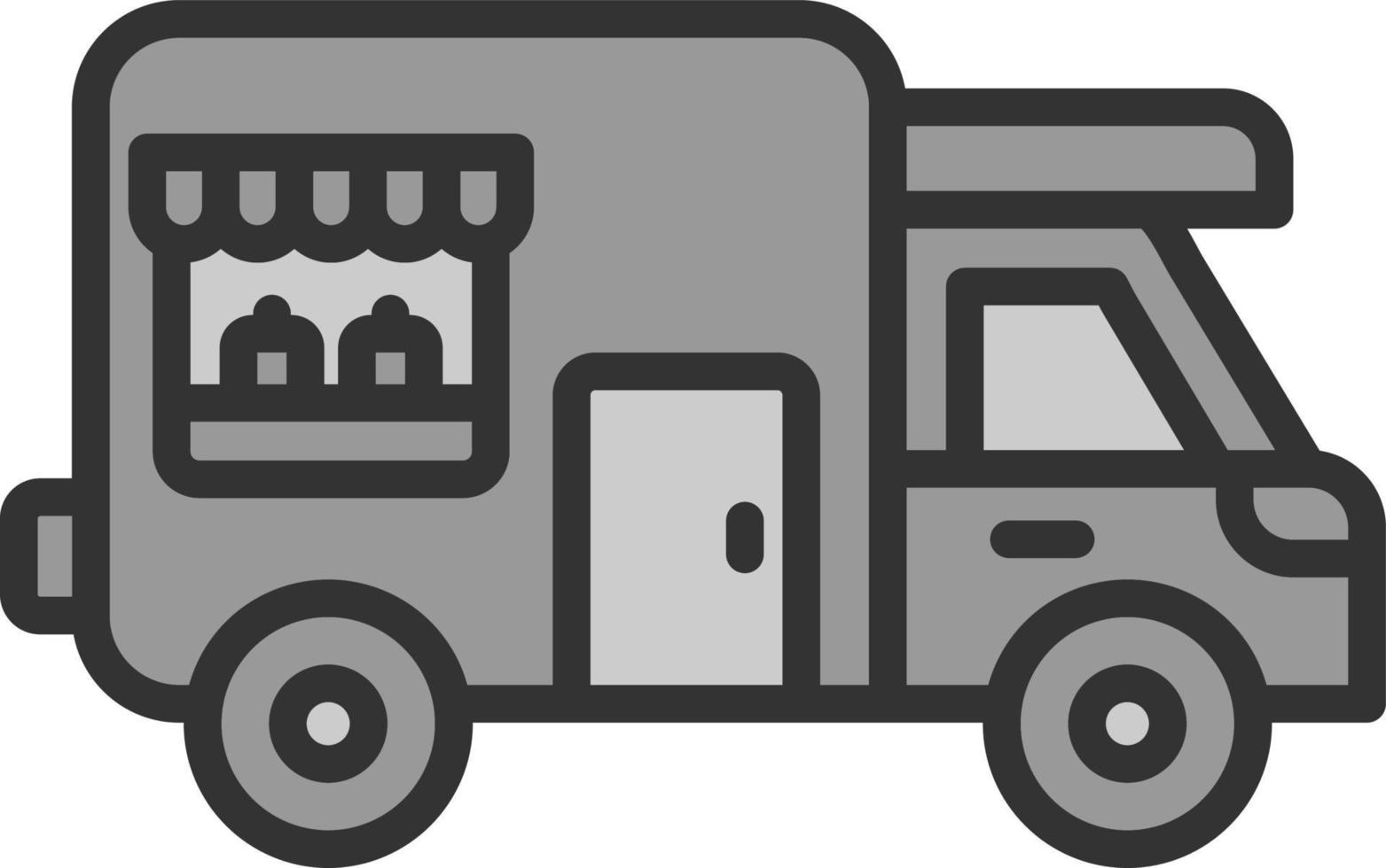 Food Truck Vector Icon Design