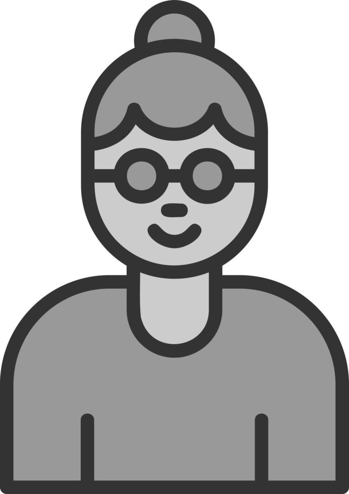 Grandmother Vector Icon Design