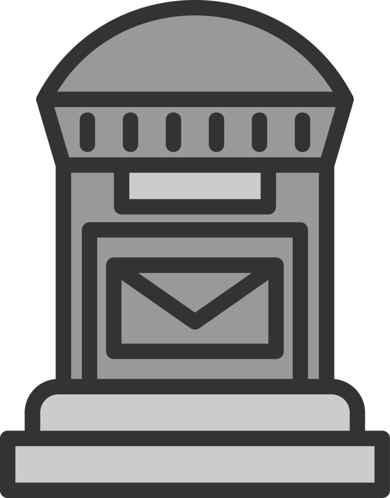Postbox Vector Icon Design