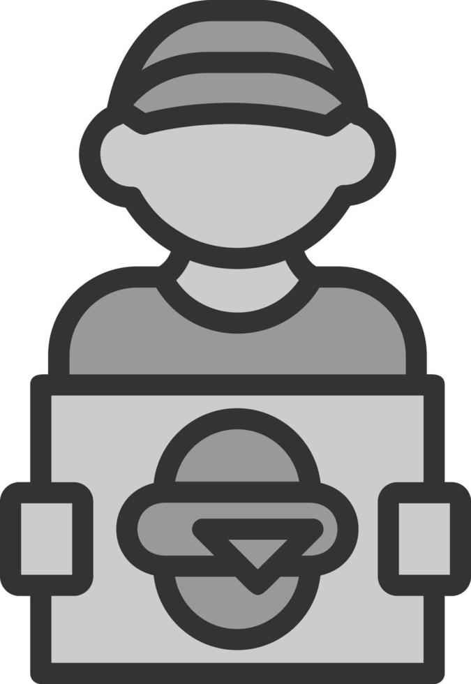 Delivery Man Vector Icon Design