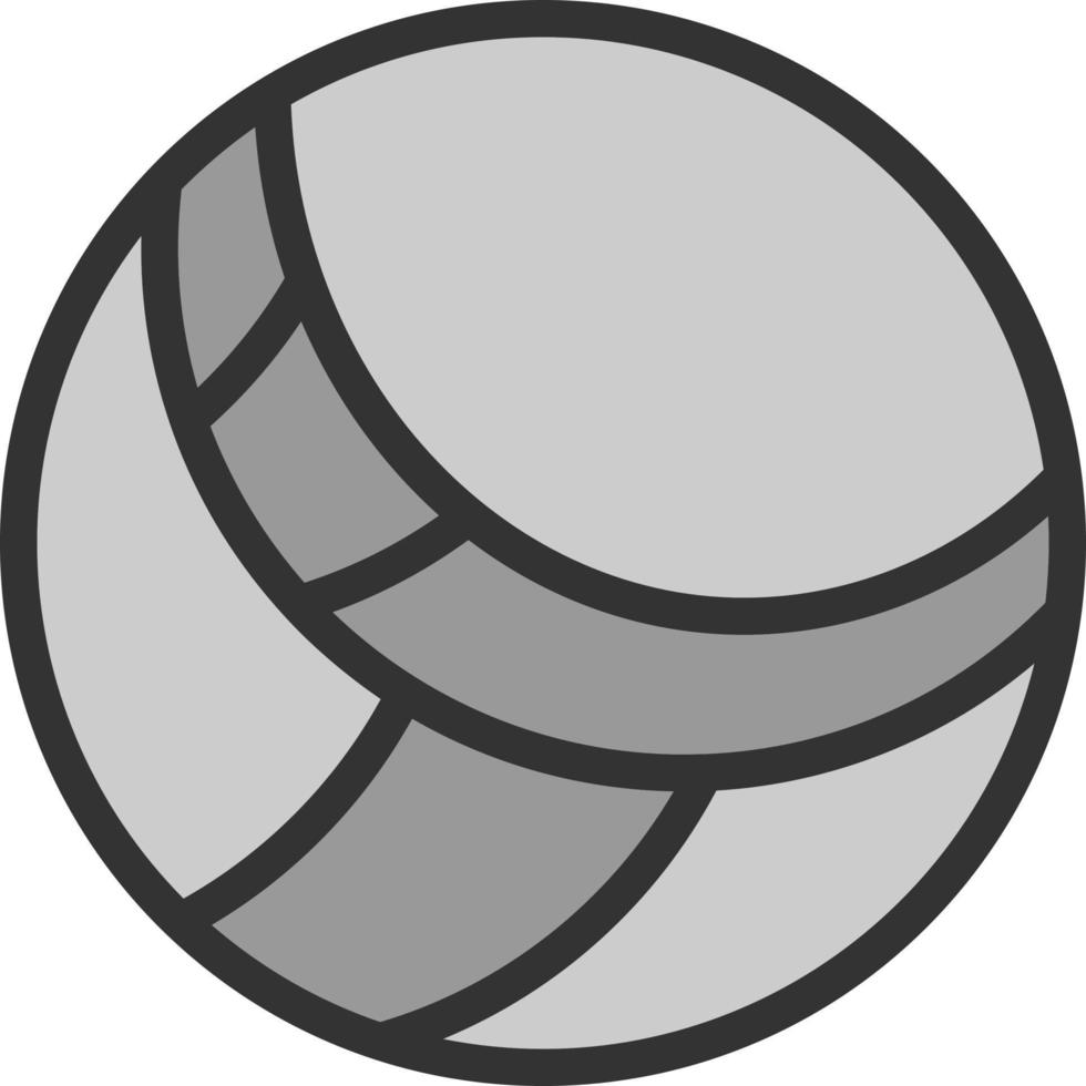 Volleyball Vector Icon Design