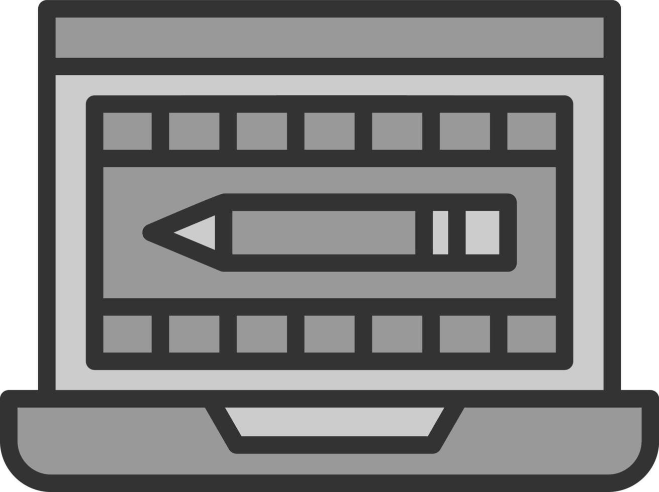 Video Editing Vector Icon Design