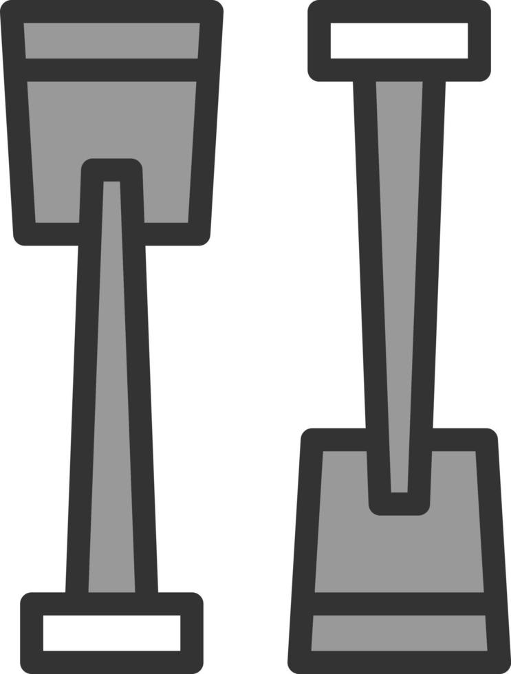 Paddle Vector Icon Design