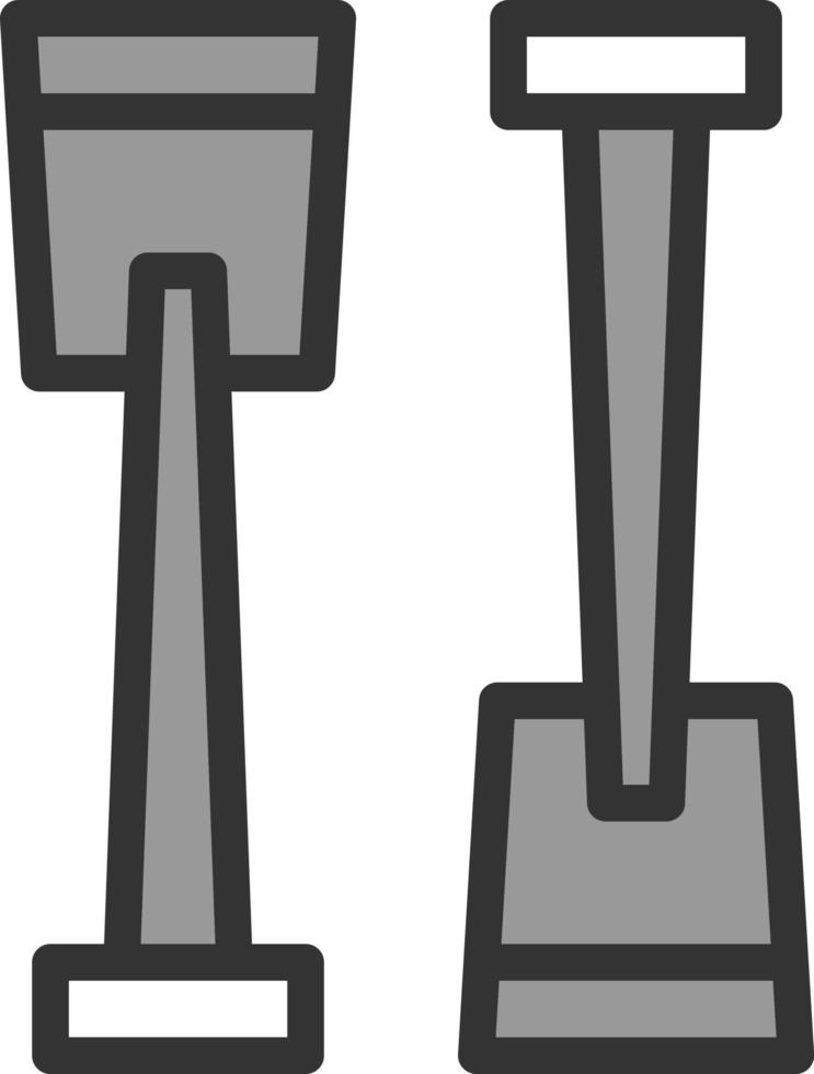 Paddle Vector Icon Design