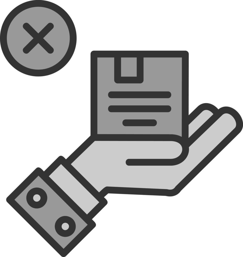 Reject Vector Icon Design
