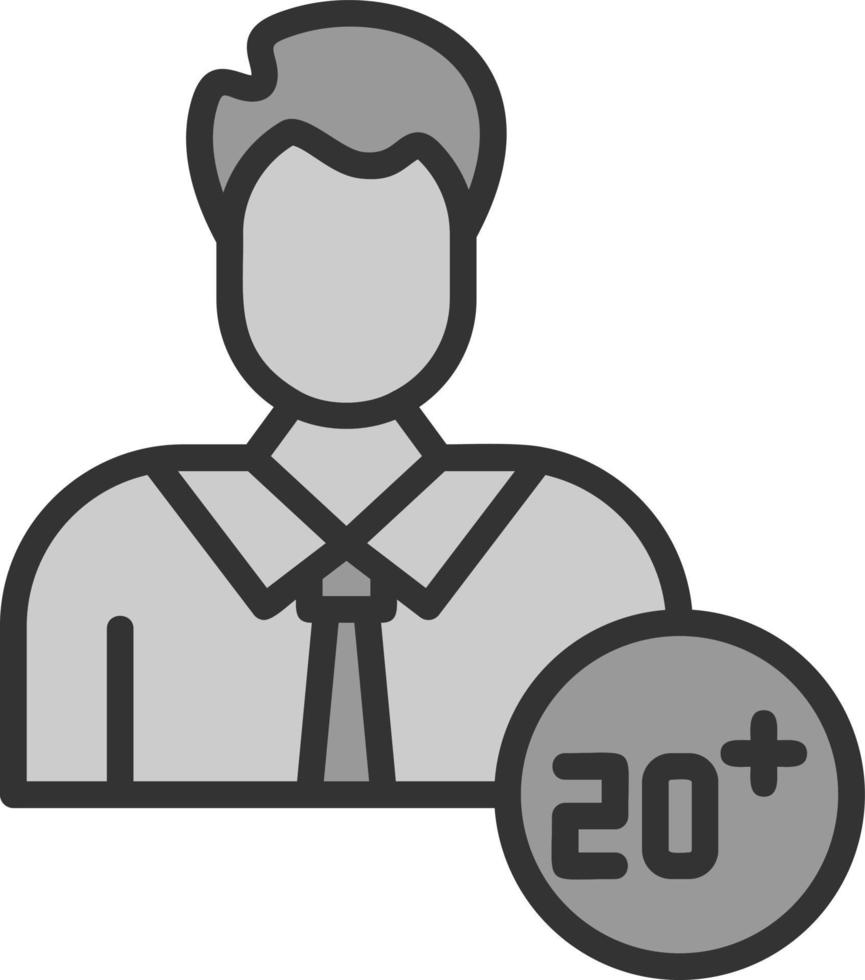 Age Limit Vector Icon Design