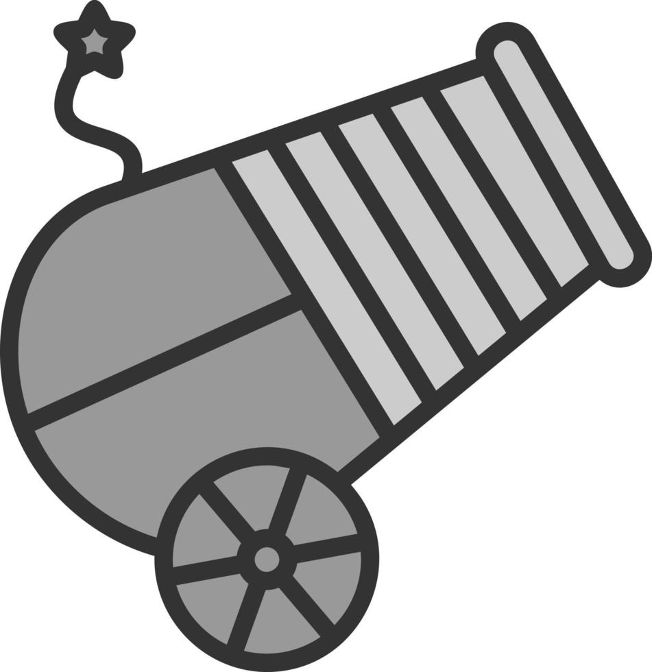 Circus Canon Vector Icon Design