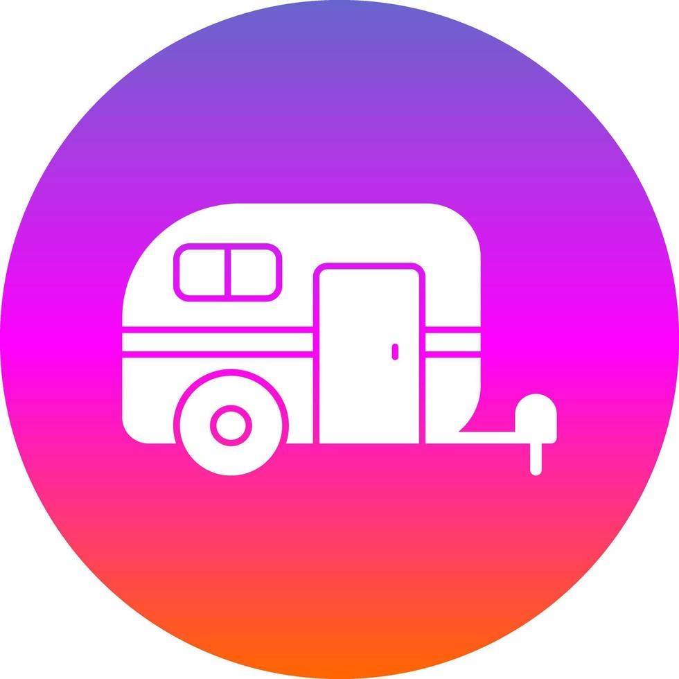 diseño de icono de vector de caravana