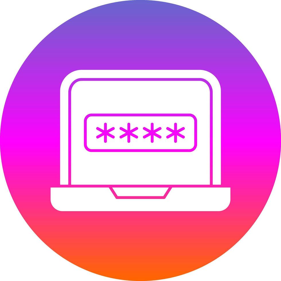 Login Vector Icon Design