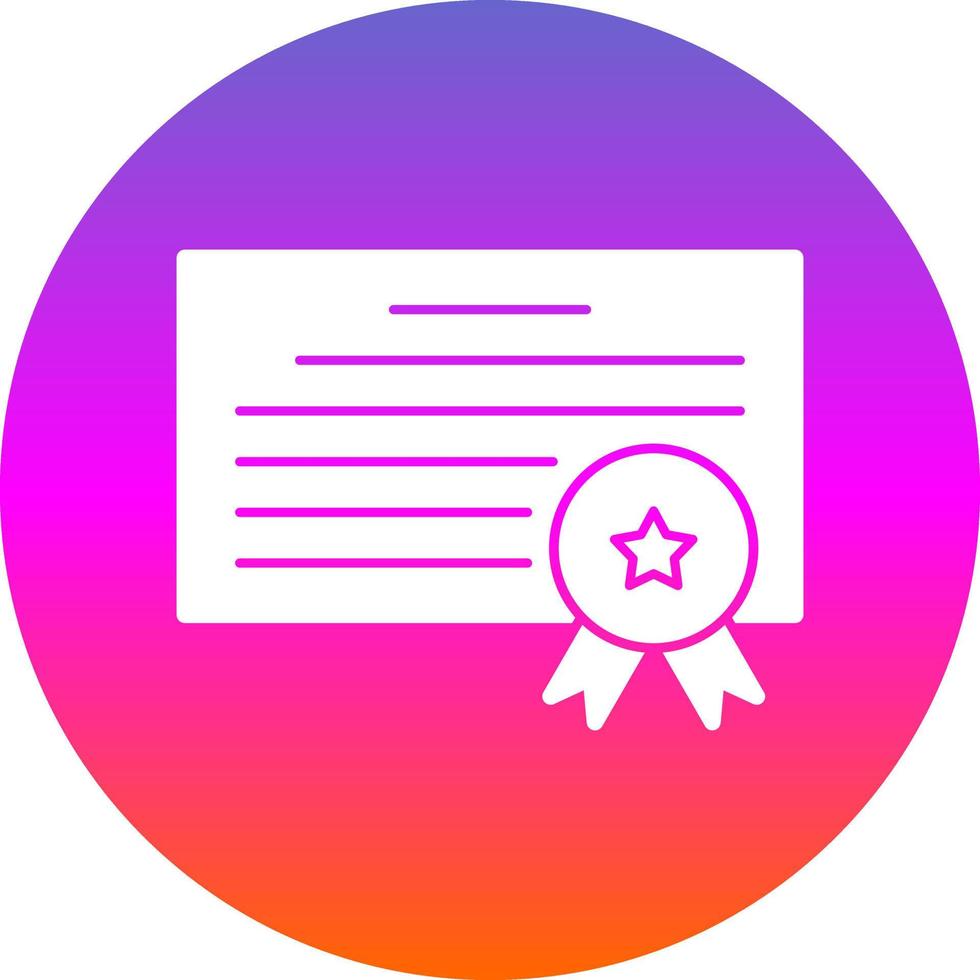 Diploma Vector Icon Design