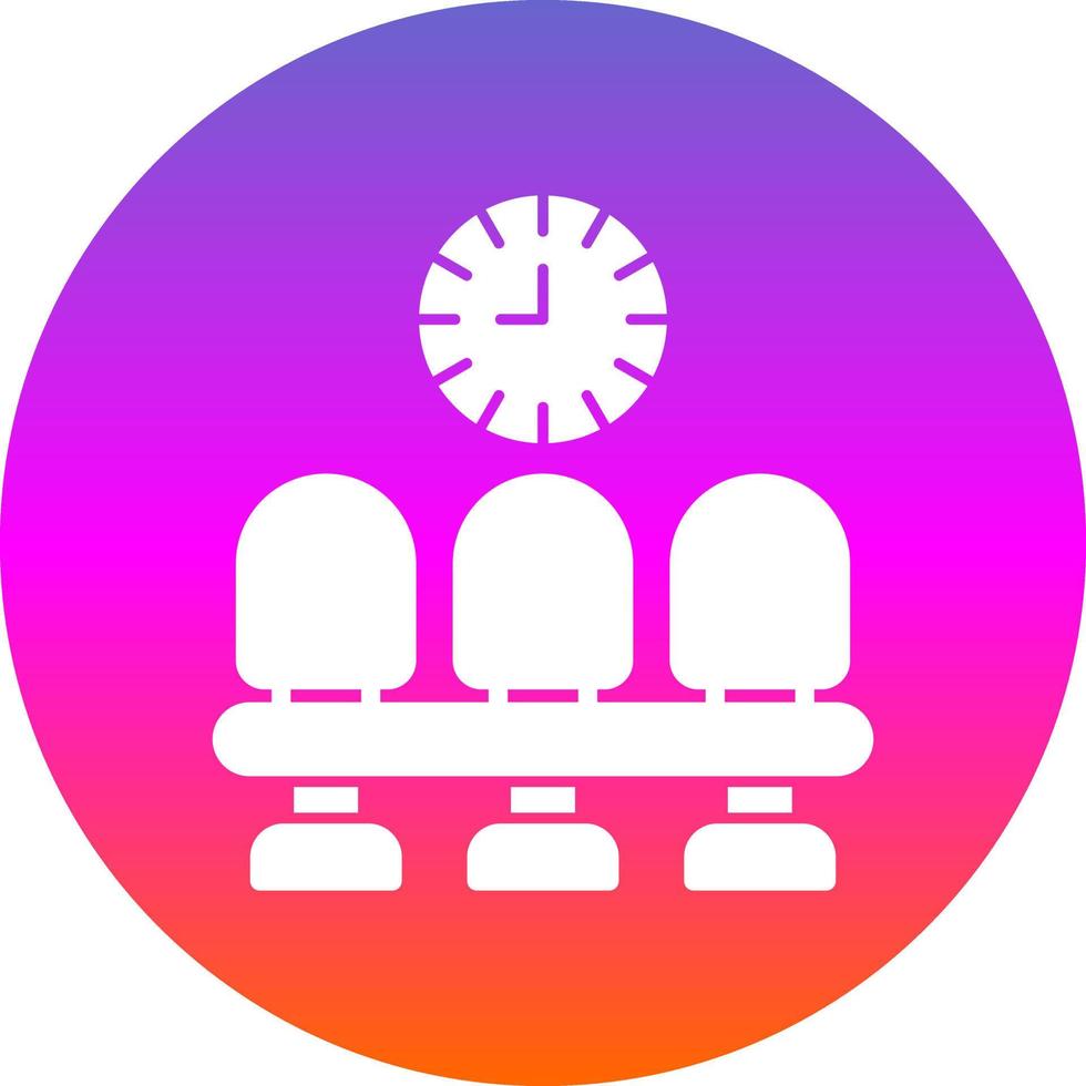 Waiting Room Vector Icon Design