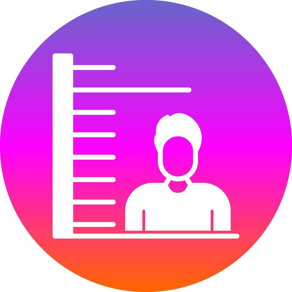 Height Limit Vector Icon Design