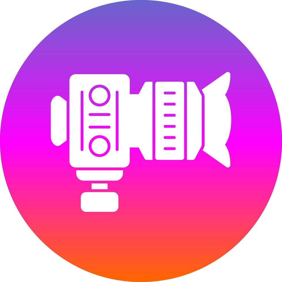 Dslr Camera Vector Icon Design