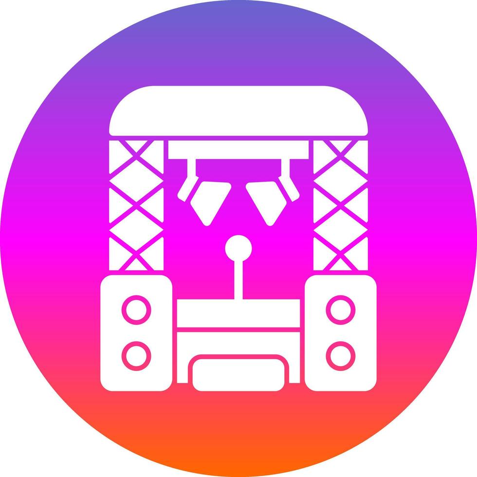 Stage Vector Icon Design