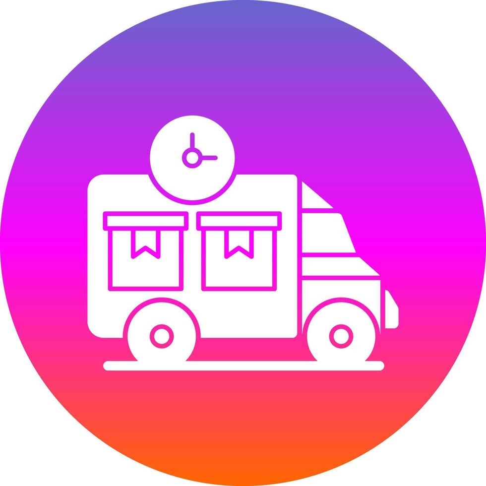 Delivery Time Vector Icon Design
