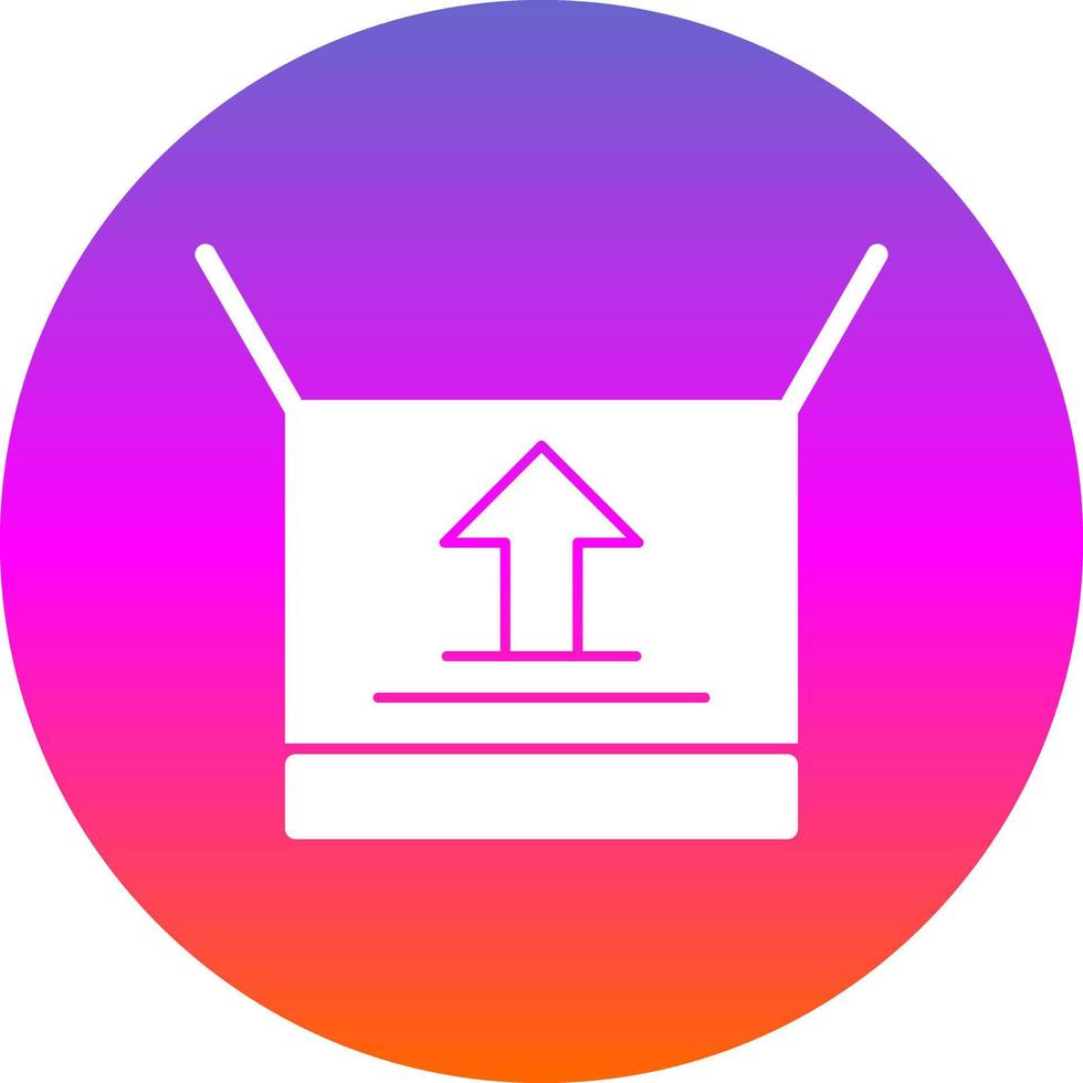 Open Box Vector Icon Design