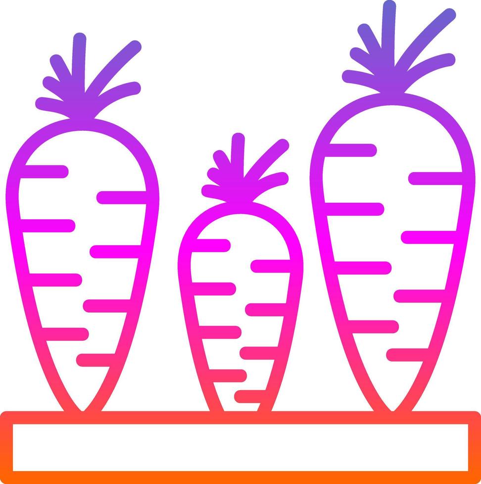 Carrots Vector Icon Design