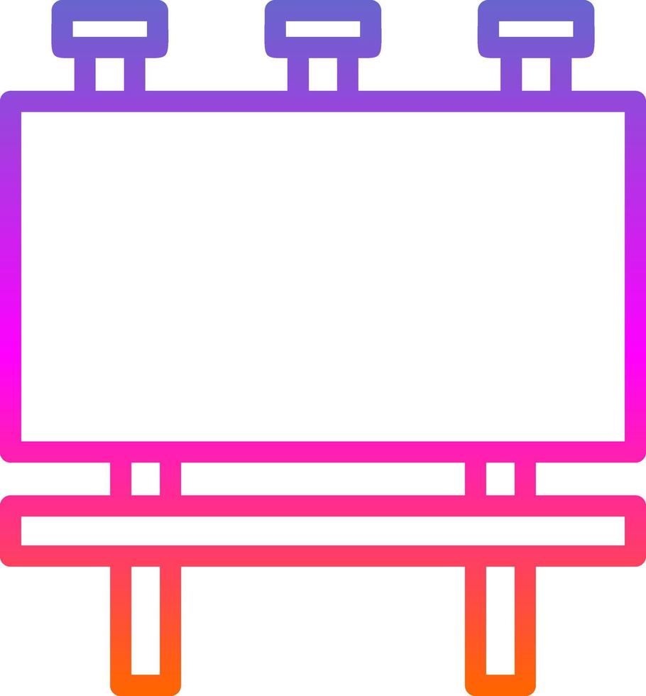 Billboard Vector Icon Design