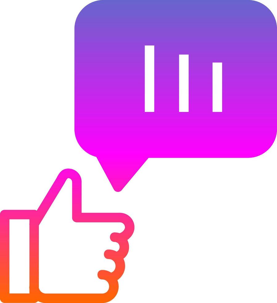Feedback Vector Icon Design
