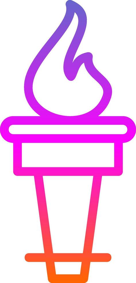 Torch Vector Icon Design