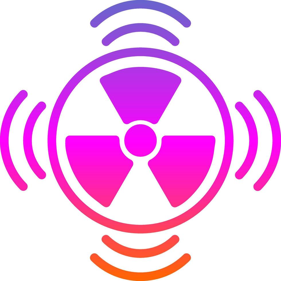 Gamma Ray Vector Icon Design