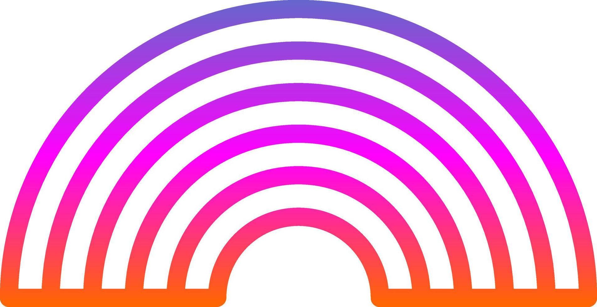 Rainbow Vector Icon Design