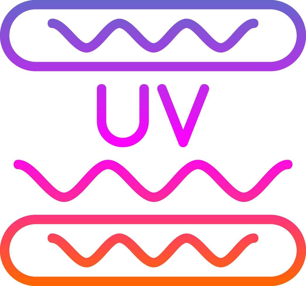 diseño de icono de vector ultravioleta