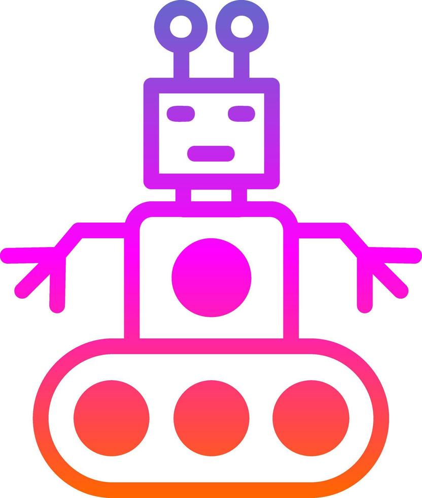 diseño de icono de vector de brazo de robot